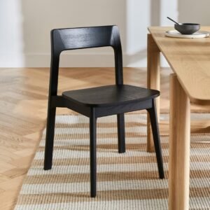 Gusfa Stackable Dining Chair - Black
