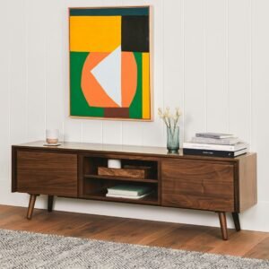 Seno 63" Low Media Unit - Walnut