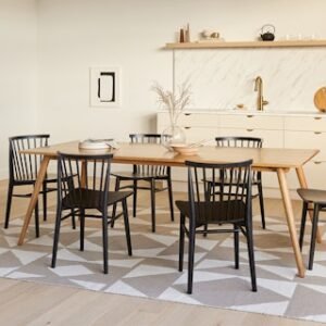 Alternative view of Rus Dining Chair - Black