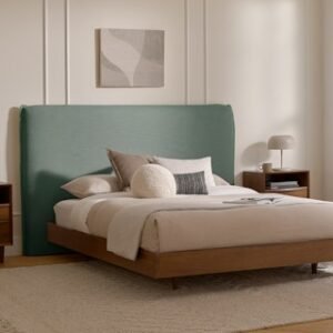 Alternative view of Basi Queen Bed Frame - Walnut