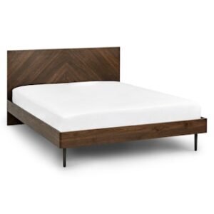 Alternative view of Nera Queen Low Profile Bed - Walnut