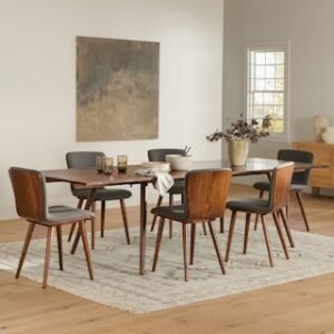 Alternative view of Seno 71" - 110" Extendable Dining Table - Walnut