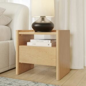 Torme 1-Drawer Nightstand - White Oak