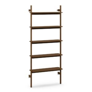 Heidi 33.25" Modular Shelving Unit, Wide - Walnut